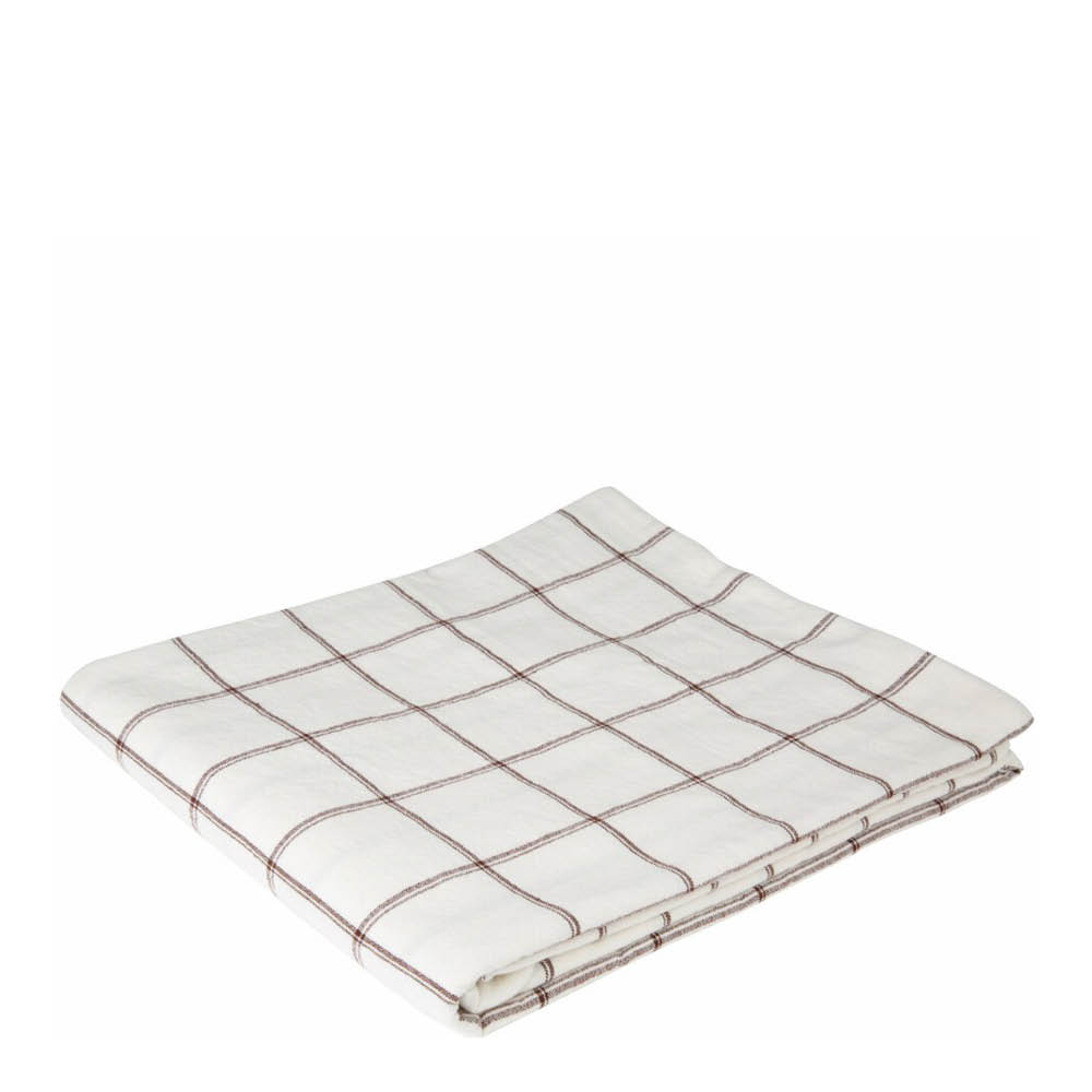 Holmen Tina duk 140x220 cm hvit/brun