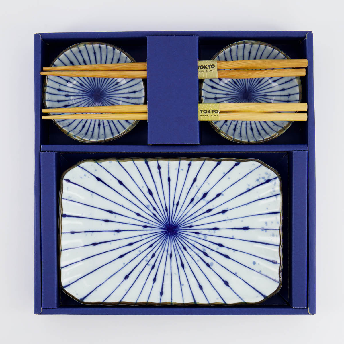 Tokyo Design Studio Fukusumi Tokusa sushi presentset 6-pack