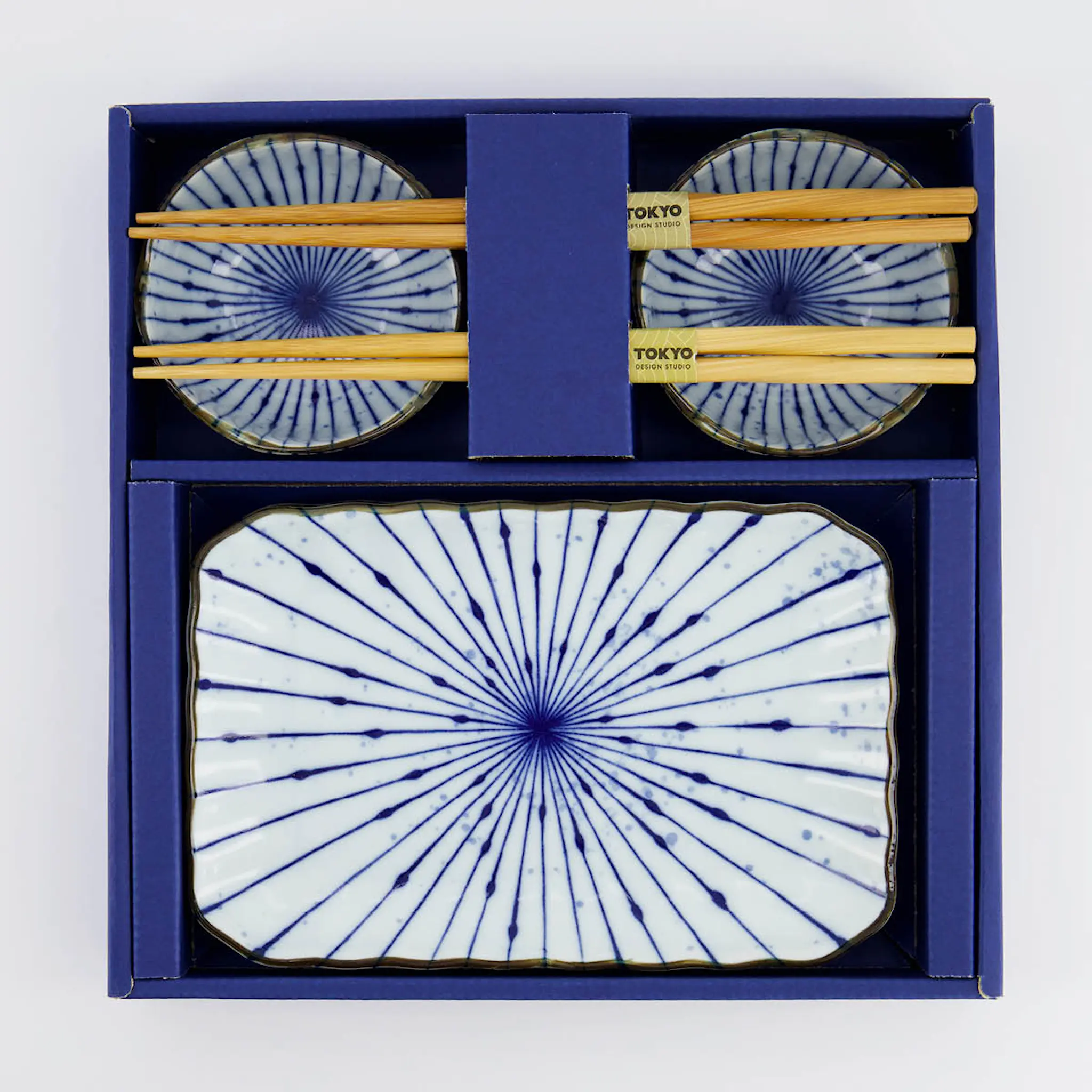 Tokyo Design Studio Fukusumi Tokusa sushi presentset 6-pack