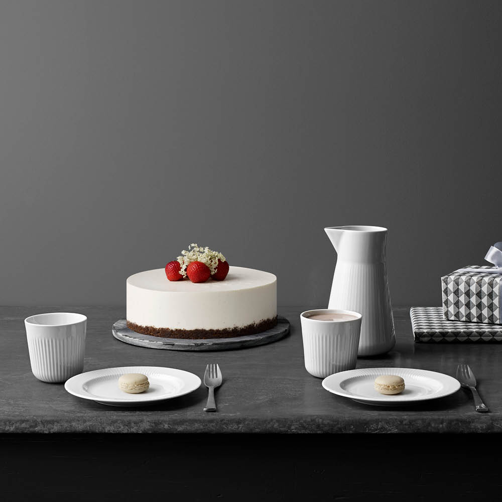 Eva Trio Legio Nova tallrik flat 19 cm 4-pack vit