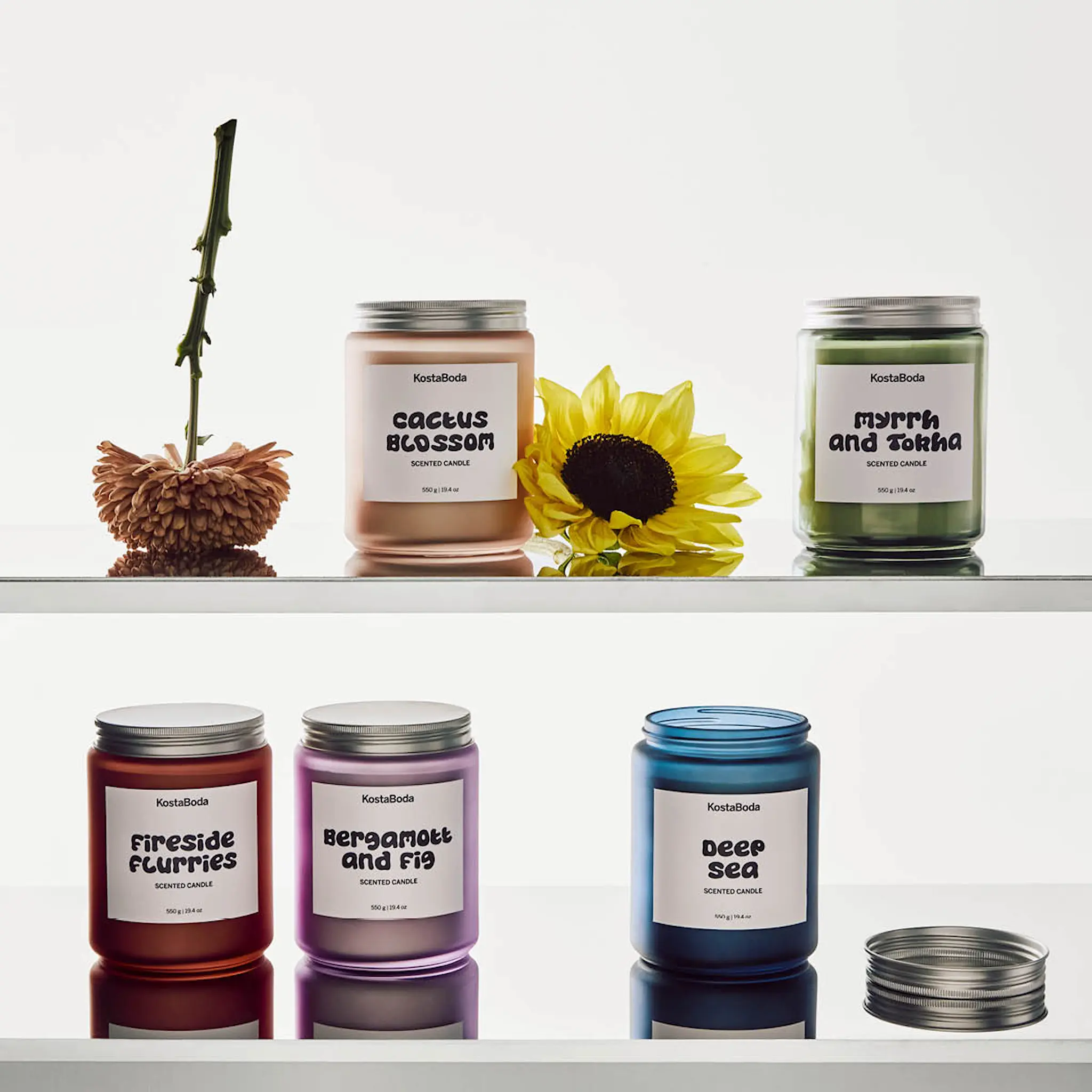 Kosta Boda Mind Tuoksukynttilä 13 cm Bergamott & Fig