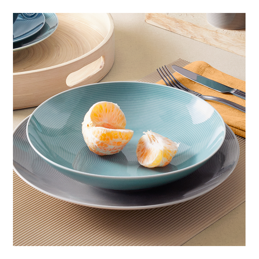 Loft by Rosenthal Djup Tallrik 24 cm Isblå