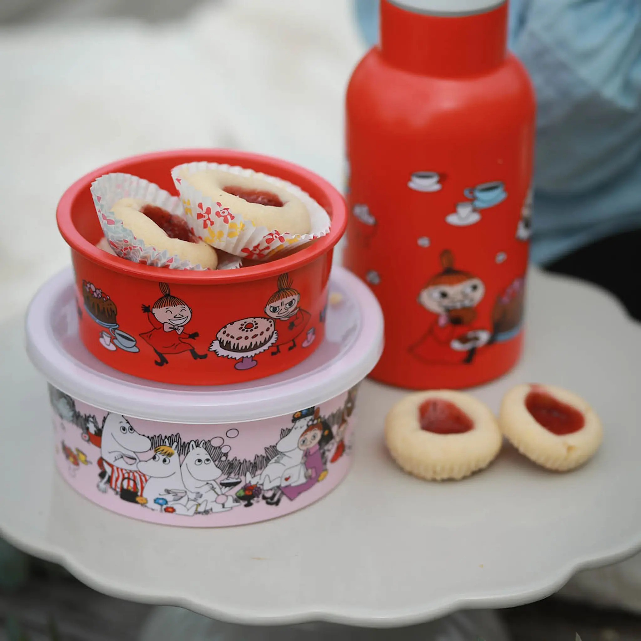 Rätt Start Mumin snack box 2-pack Picknick Lilla My