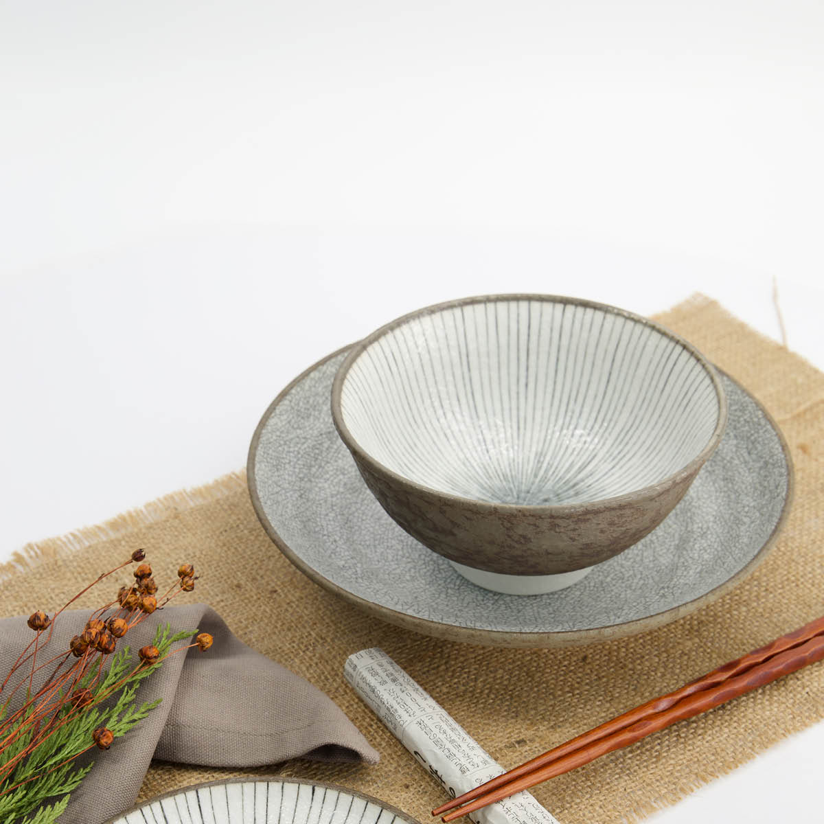 Tokyo Design Studio Satomaki Kairagi Syvä Lautanen 23x5 cm Ruskea