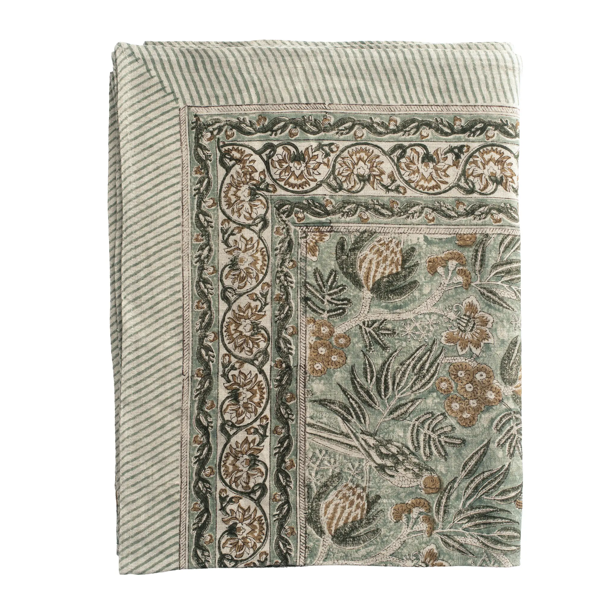 Chamois Parrot duk linne 170x350 cm sea foam