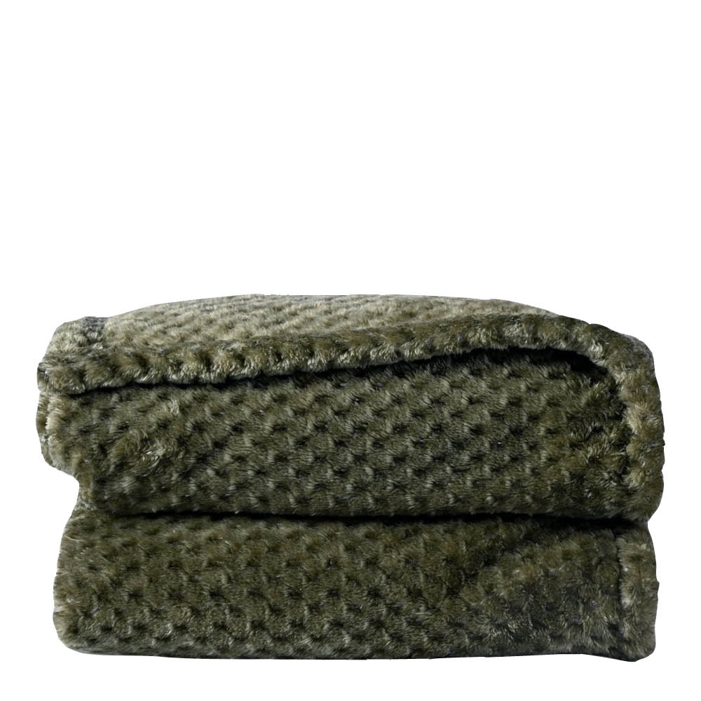 Sagaform Anni Fleecehuopa 130x170 cm Vihreä