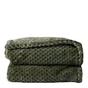 Anni fleecepläd 130x170 cm grön