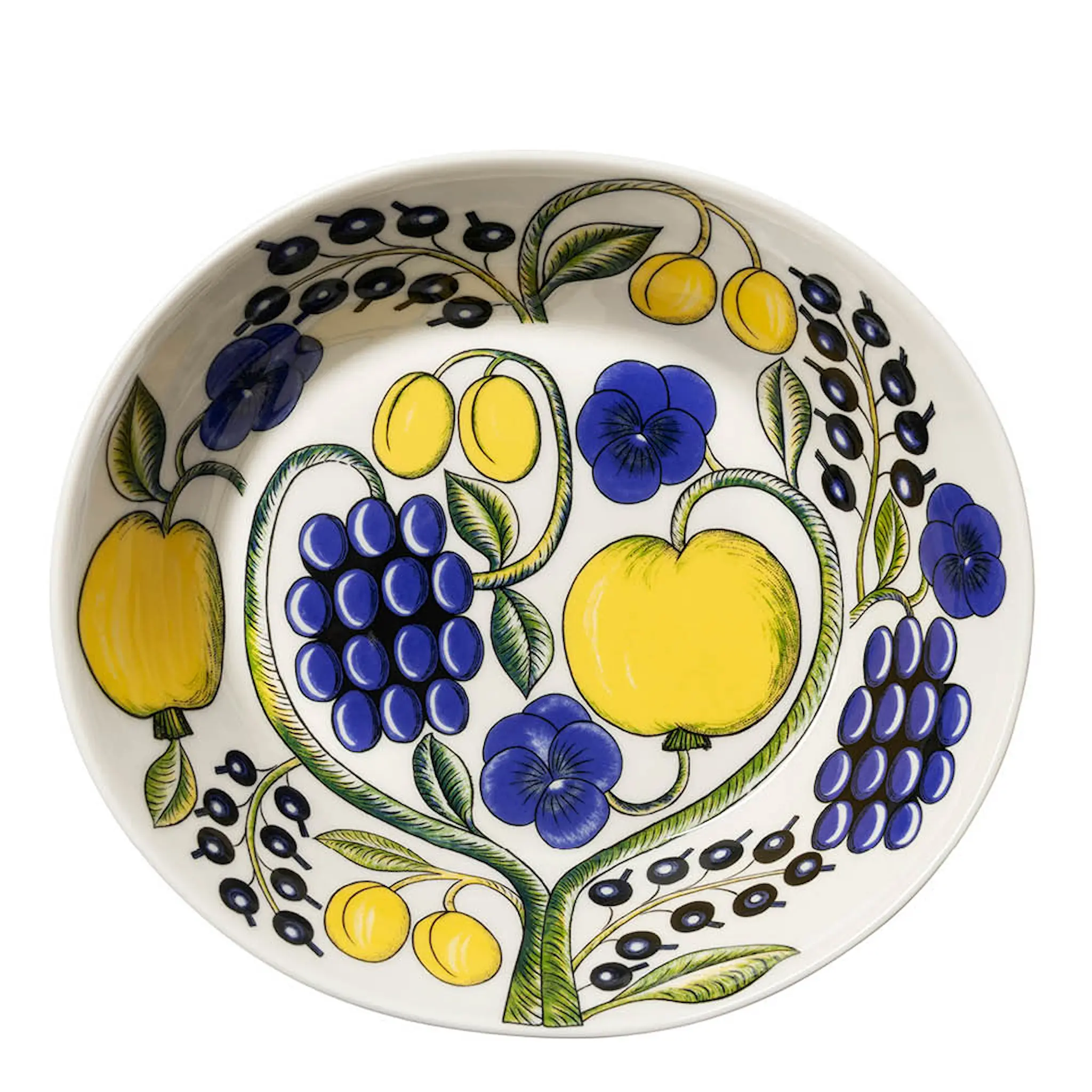 Arabia Paratiisi oval skål 23 cm multi