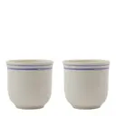 Bistro mugg cl 2-pack blå/vit