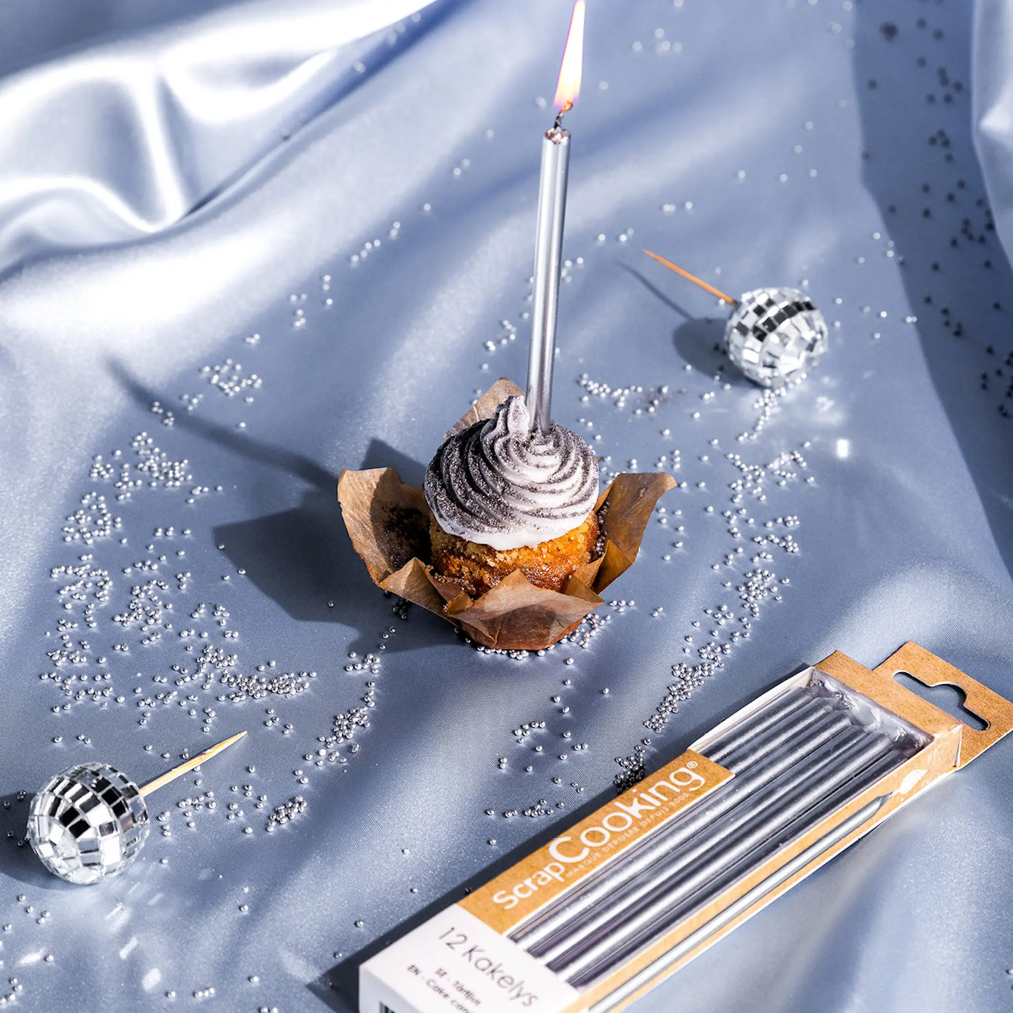 ScrapCooking Färgspray 40 ml silver