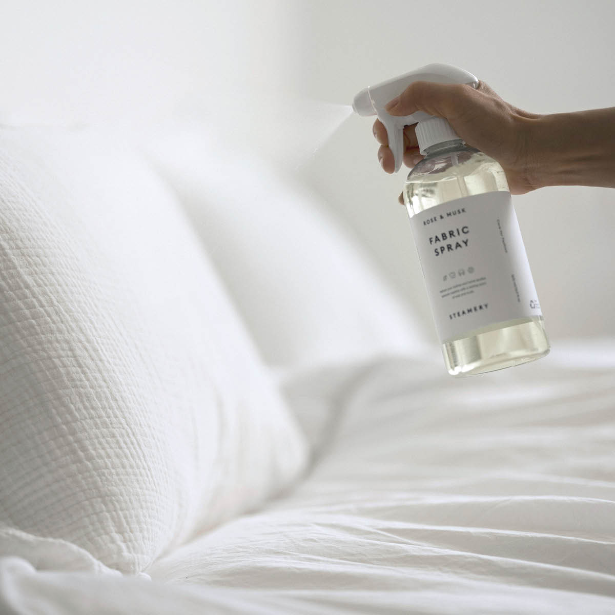 Steamery Textilspray ros & mysk 500 ml