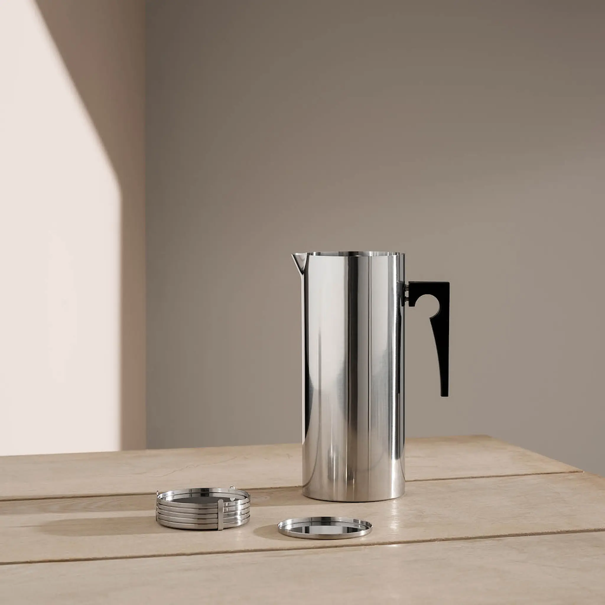 Stelton Arne Jacobsen Lasinalunen 6 kpl Teräs