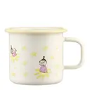 Mumin emaljmugg 37 cl Lilla My blommor vit