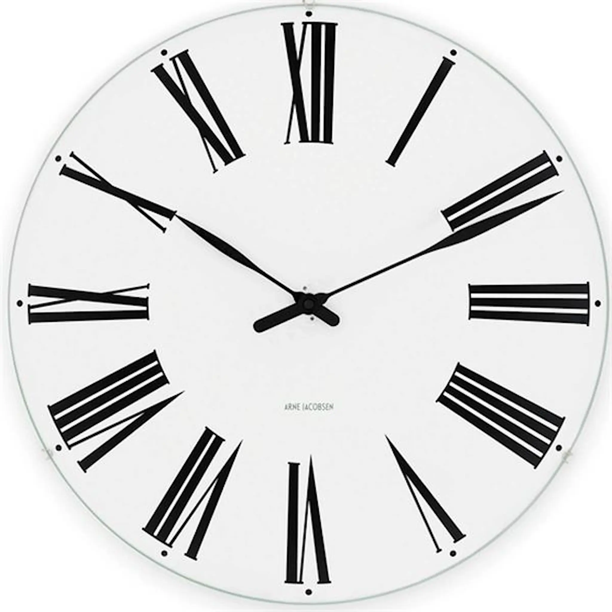 Arne Jacobsen Roman Väggur 29 cm Vit