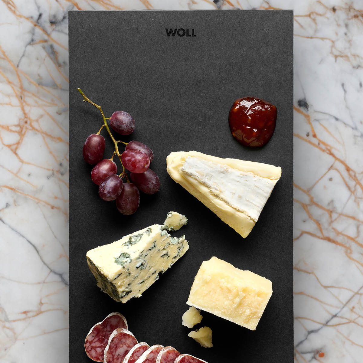 Woll Cut it skjærebrett 27x15 cm 2 stk svart