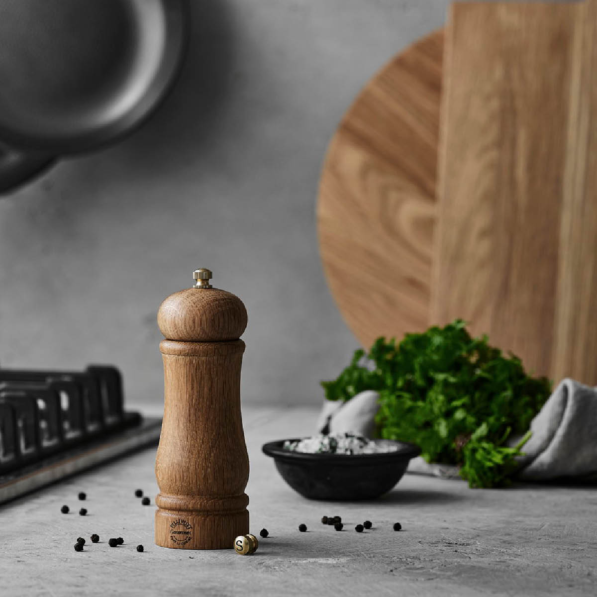 Pillivuyt Gourmet Douron kvern 16 cm eik