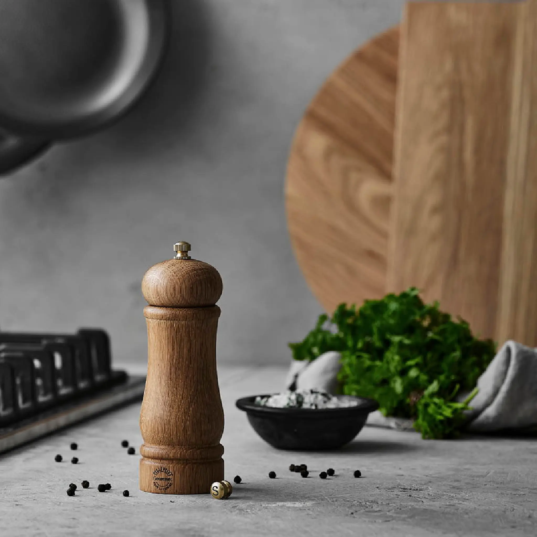 Pillivuyt Gourmet Douron kvern 16 cm eik