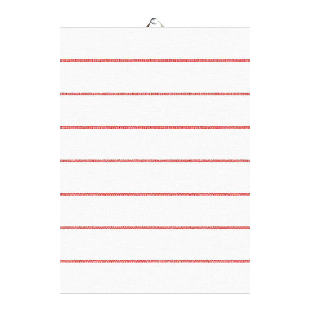 Ekelund Tvärs kjøkkenhåndkle 50x70 cm rød