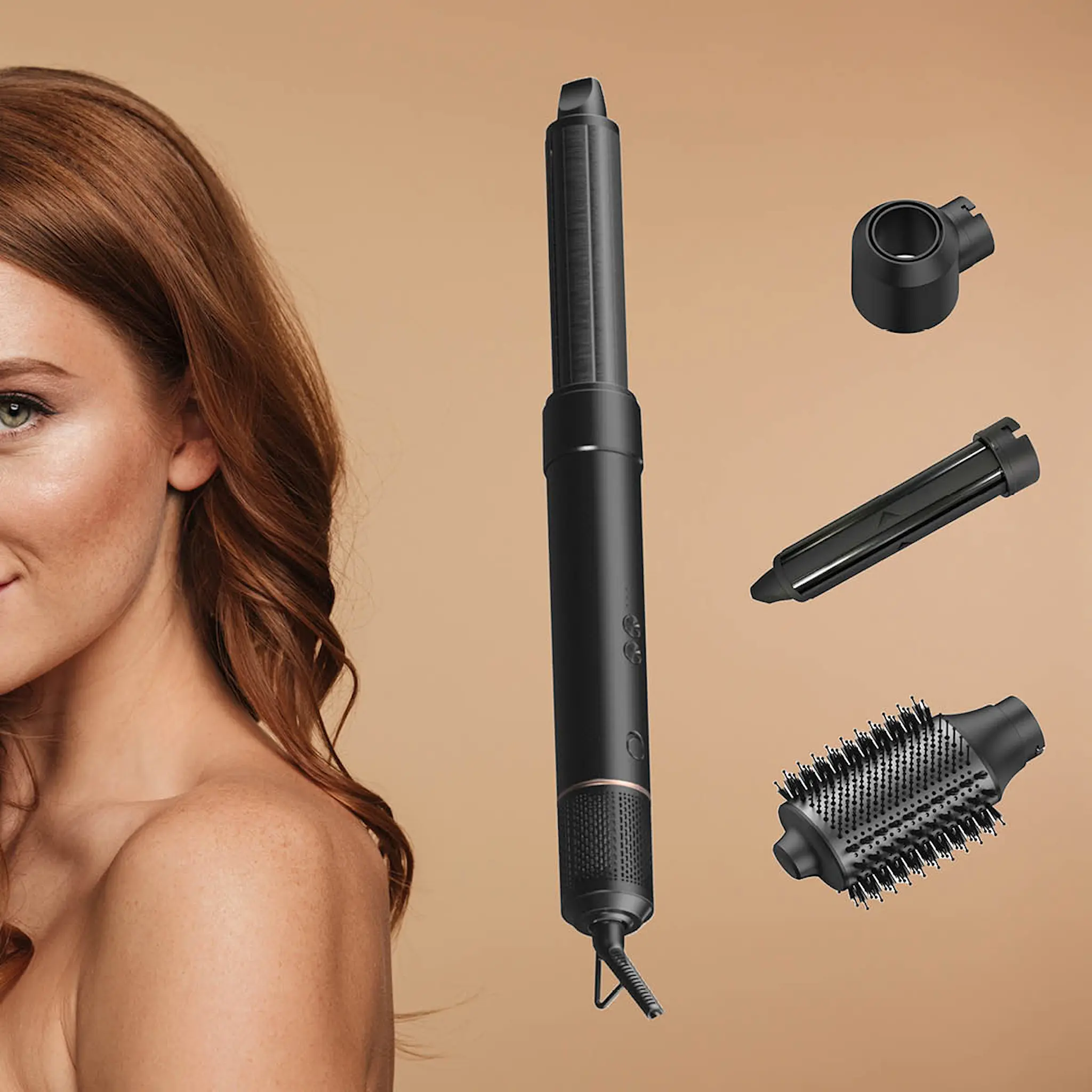Hâws Beauty Hot Air Styler multistyler och hårfön 4 huvuden 1500W grå