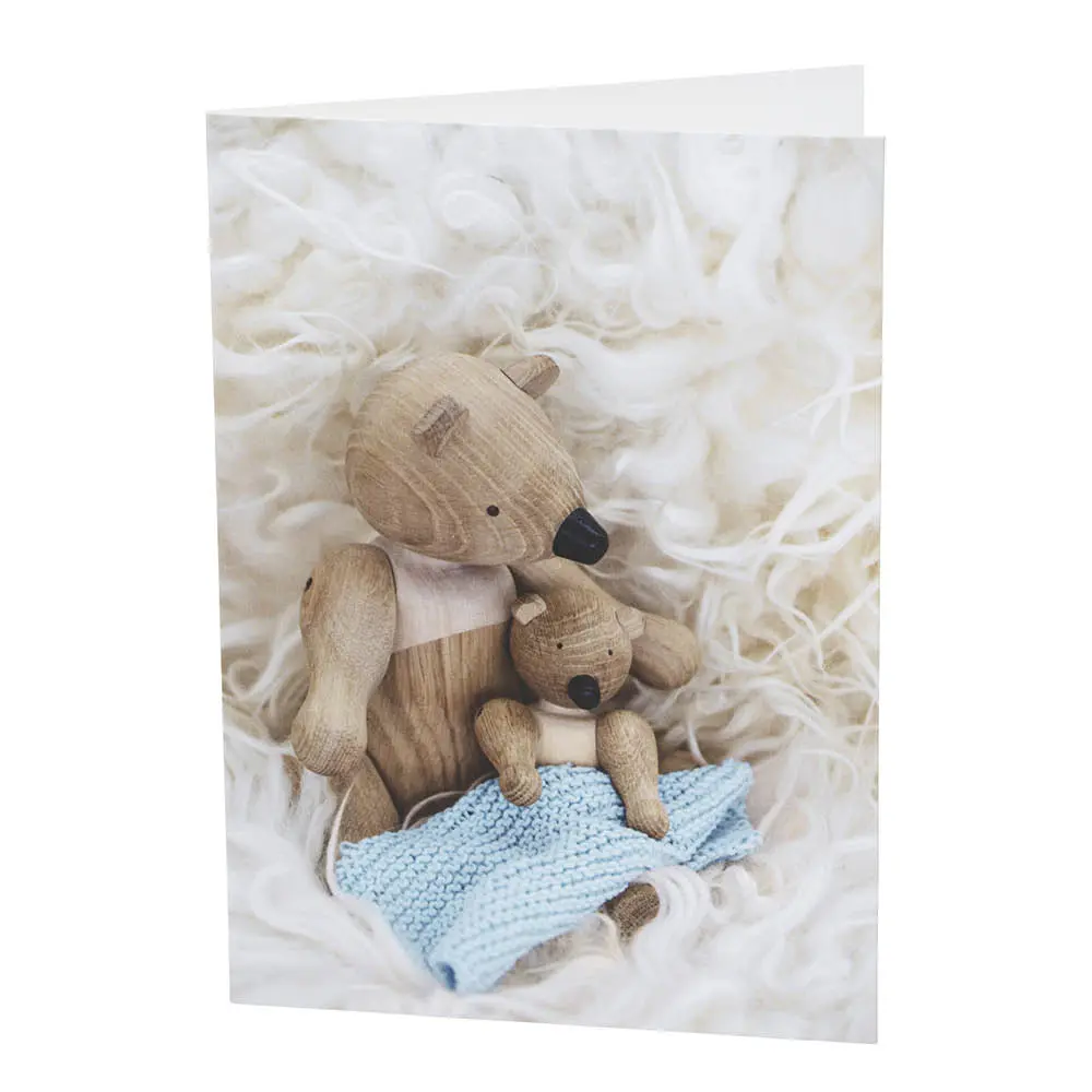 Kortti Ristiäiset A6 Vaaleansininen