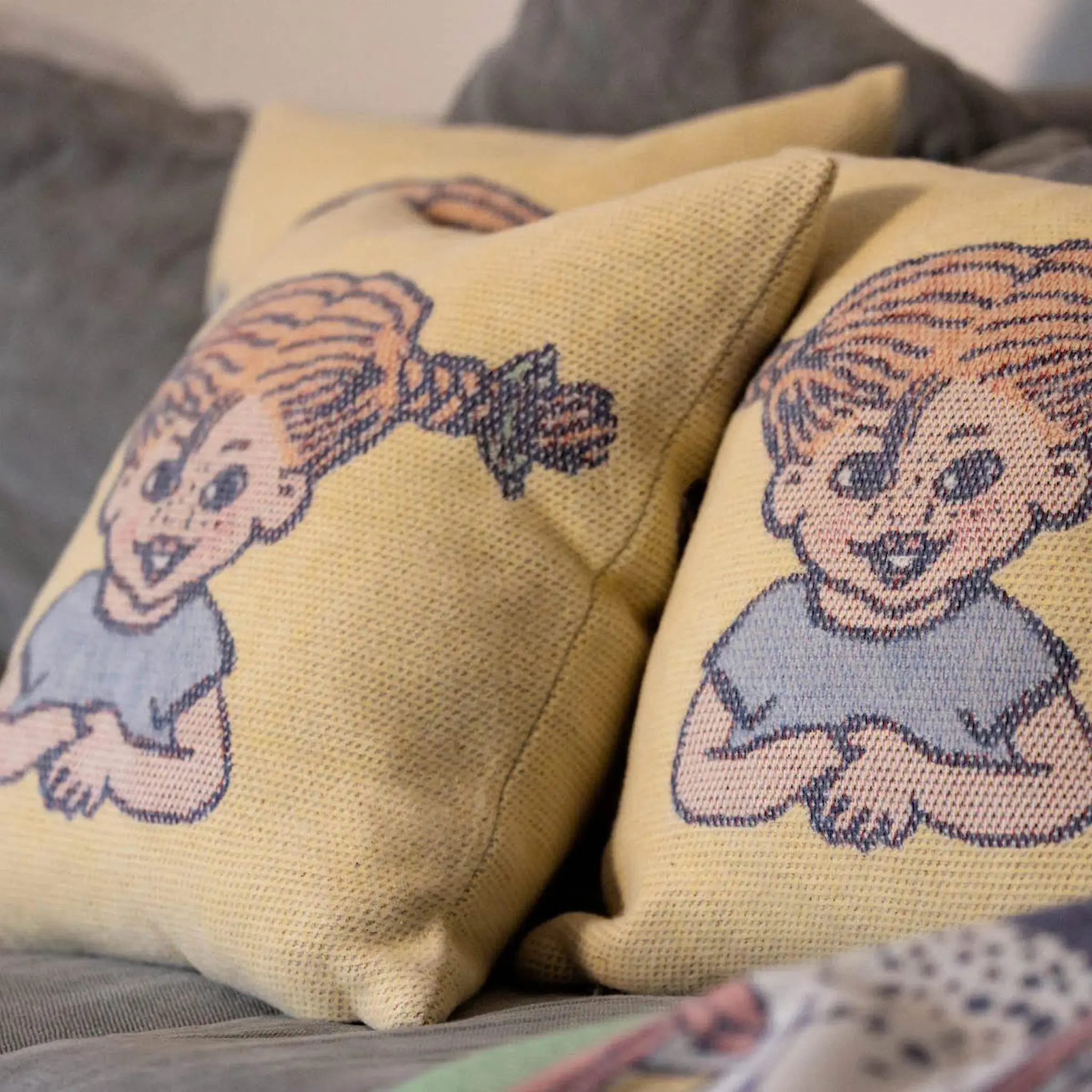 Ekelund Fräknis Tyynynpäällinen 40x40 cm Keltainen