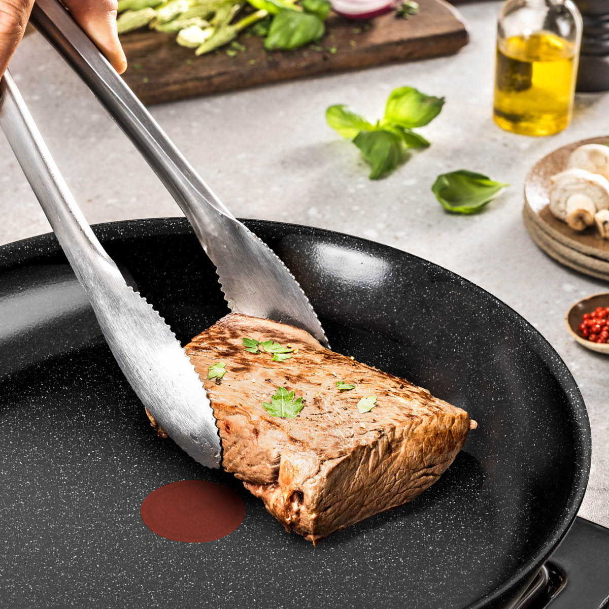 Tefal Exceptional Ceramic stekpanna 32 cm svart