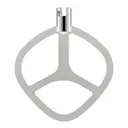 Ultimate plattvisp 15 cm borstat stål