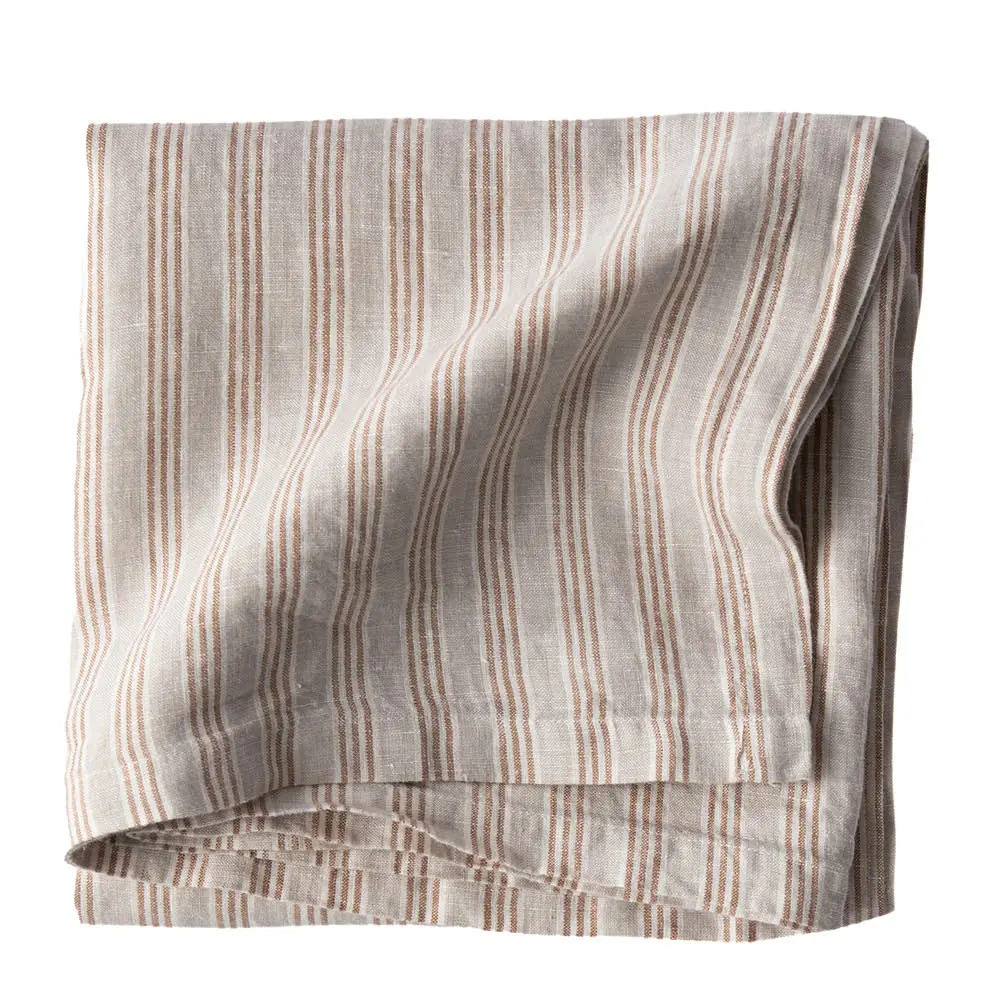 Pöytäliina pellava 145x145cm Hazel stripe