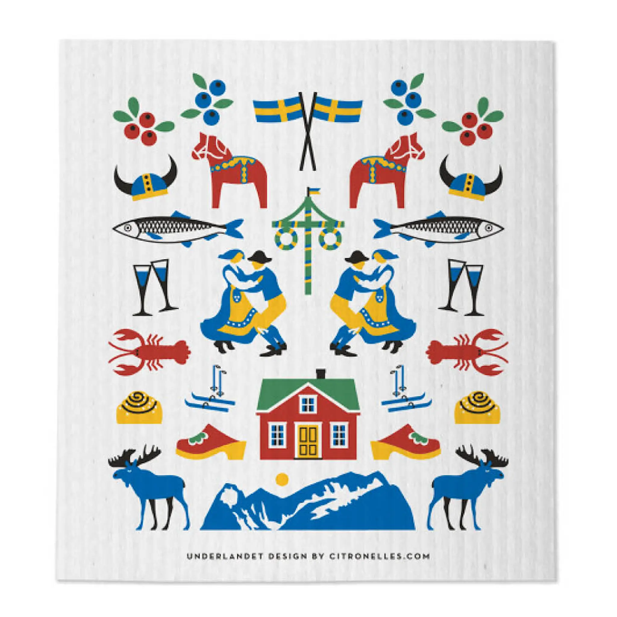 Citronelles Sweden Traditions Tiskirätti 20x18 cm