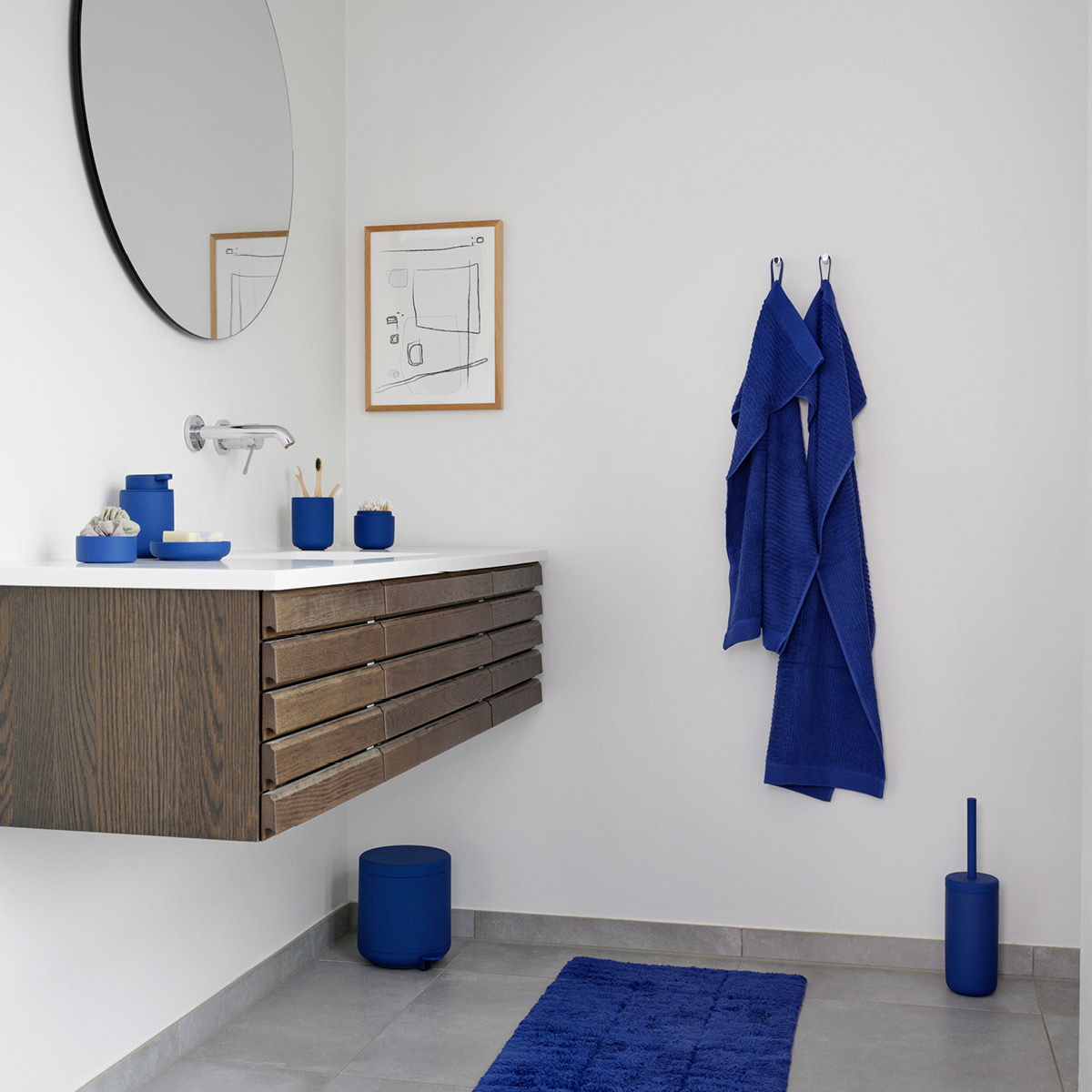 Zone Ume tannbørsteholder 10 cm indigo blue