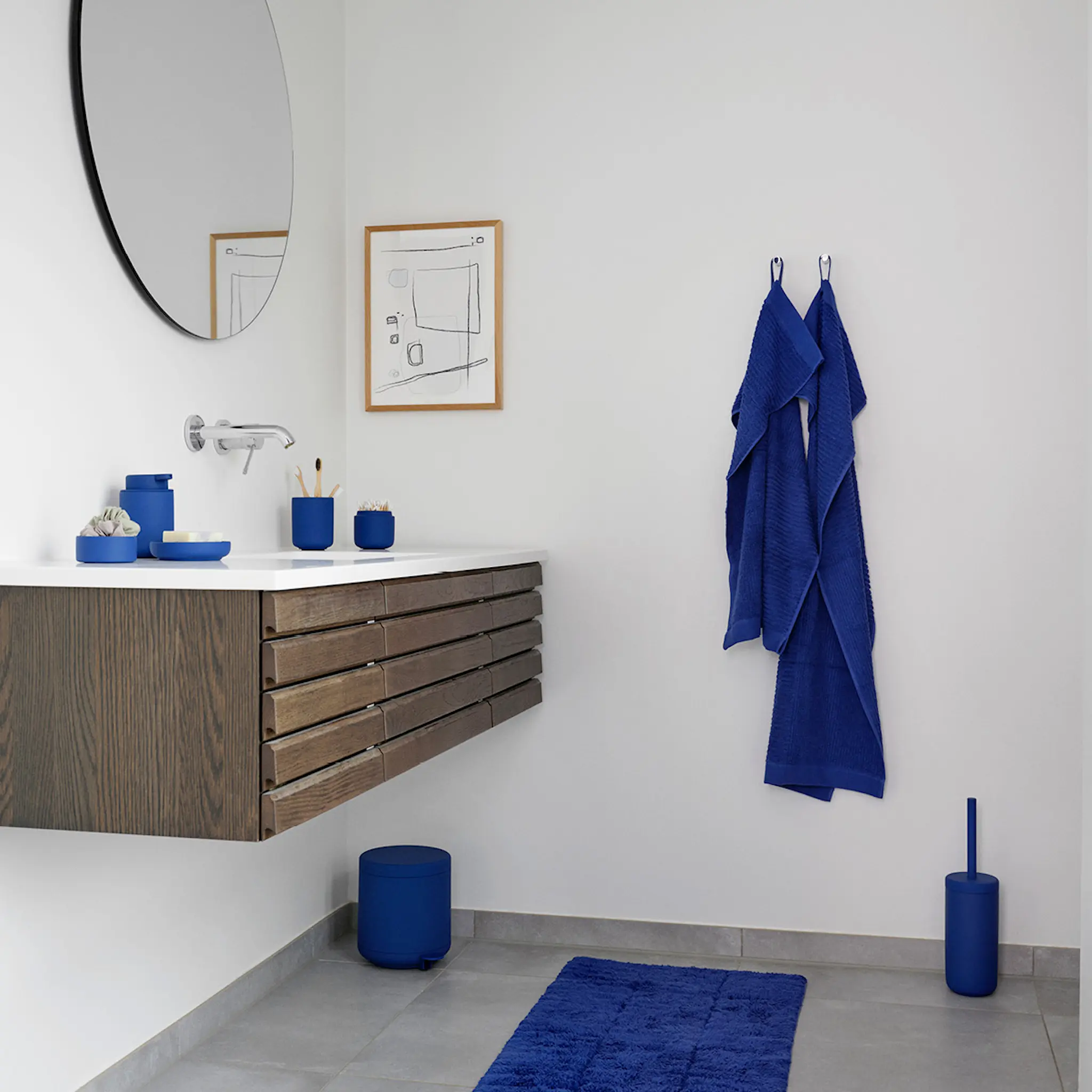 Zone Ume tannbørsteholder 10 cm indigo blue