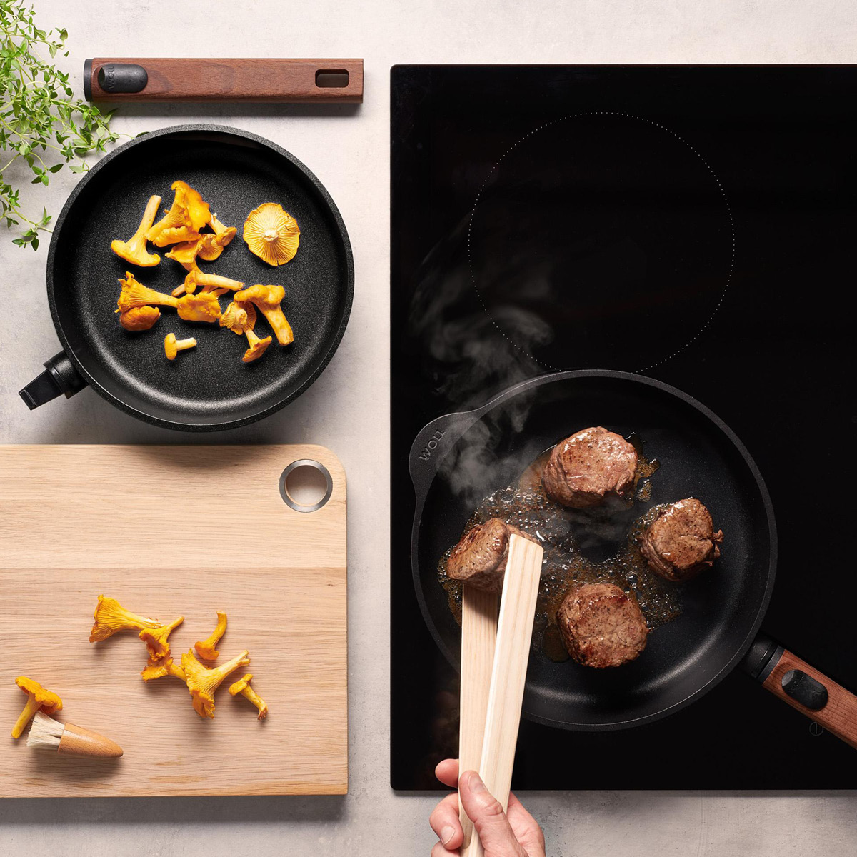 Woll ECO Logic QXR Paistinpannu 28 cm Irrotettava kahva