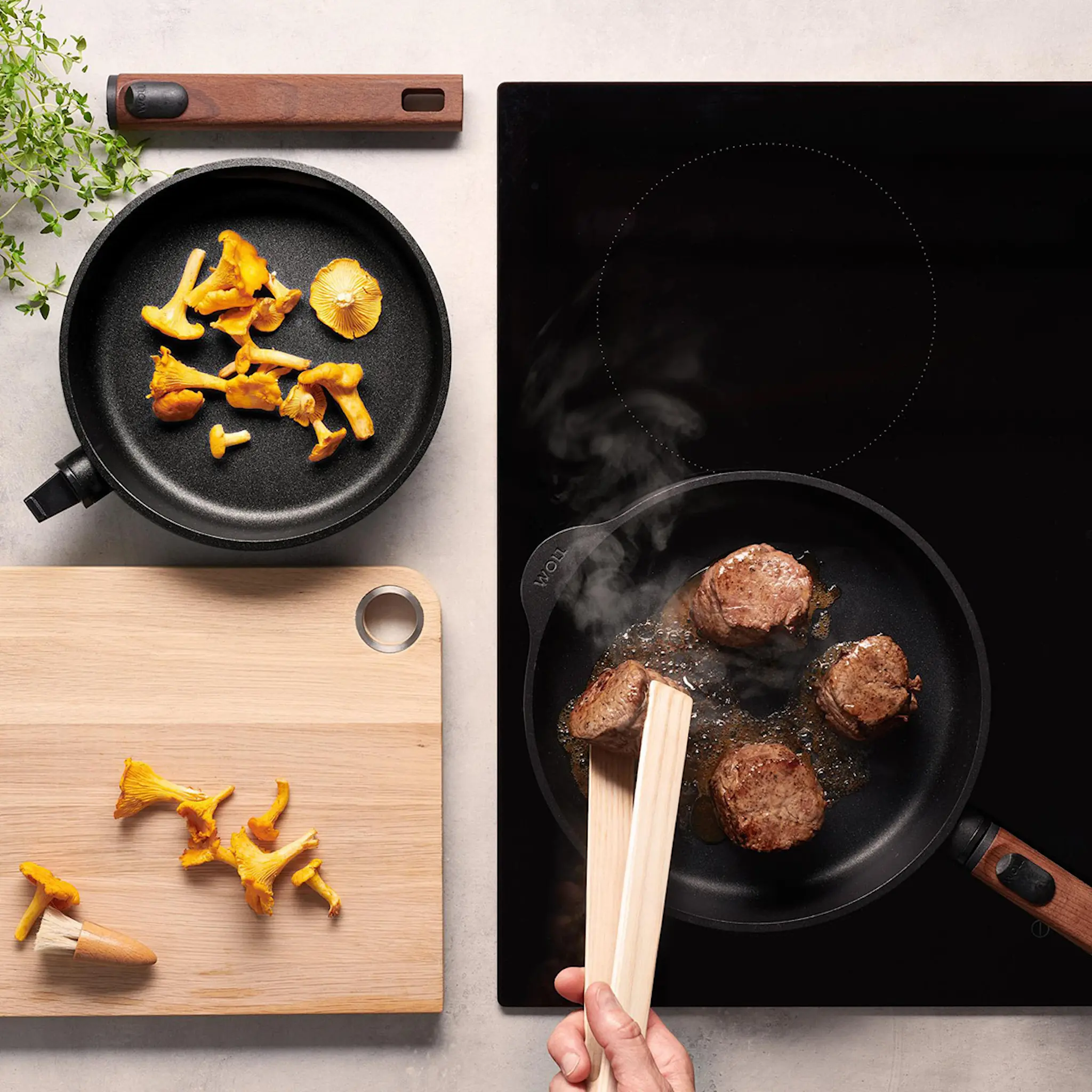 Woll ECO Logic QXR Paistinpannu 28 cm Irrotettava kahva