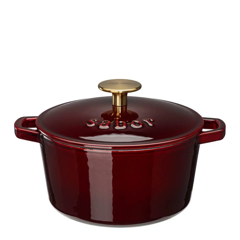 Classic støpejernsgryte 2L Zinfandel Brass