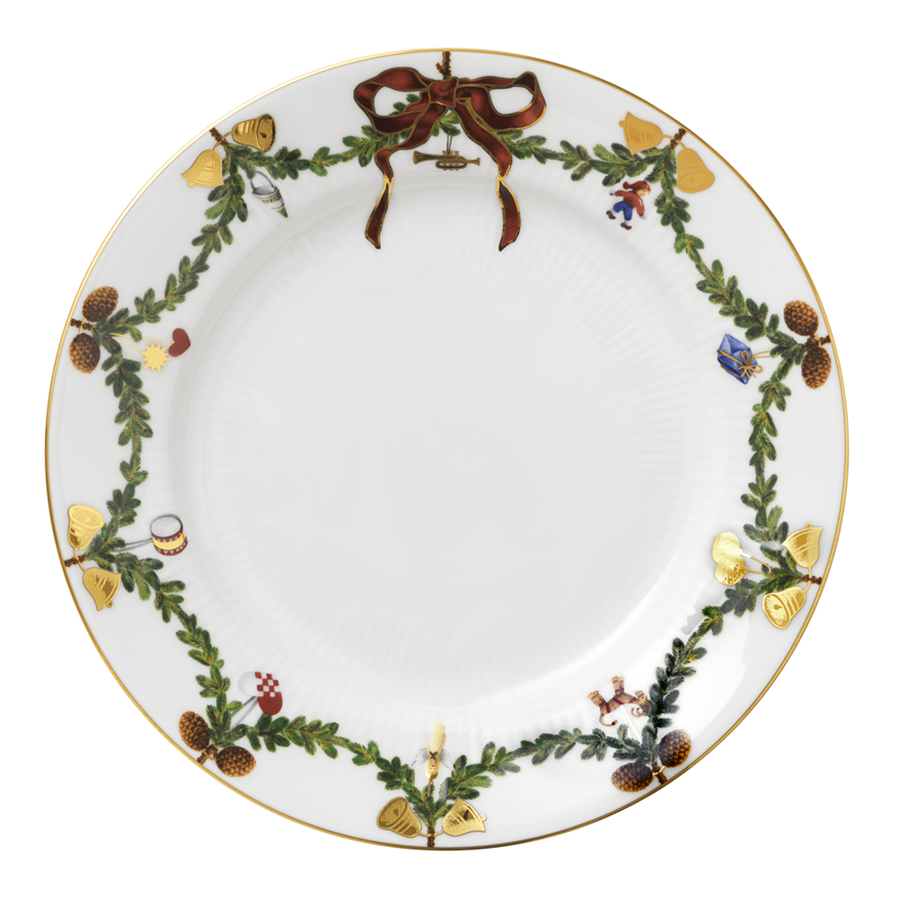 Royal Copenhagen - Star Fluted Christmas Lautanen 21 cm