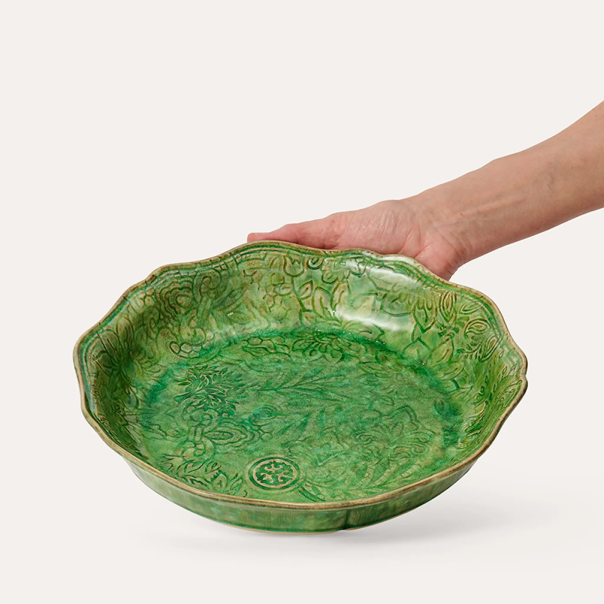 Sthål Arabesque pajform 25 cm Seaweed