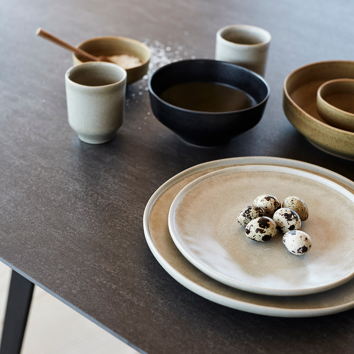 Muubs Ceto tallrik 22 cm grå