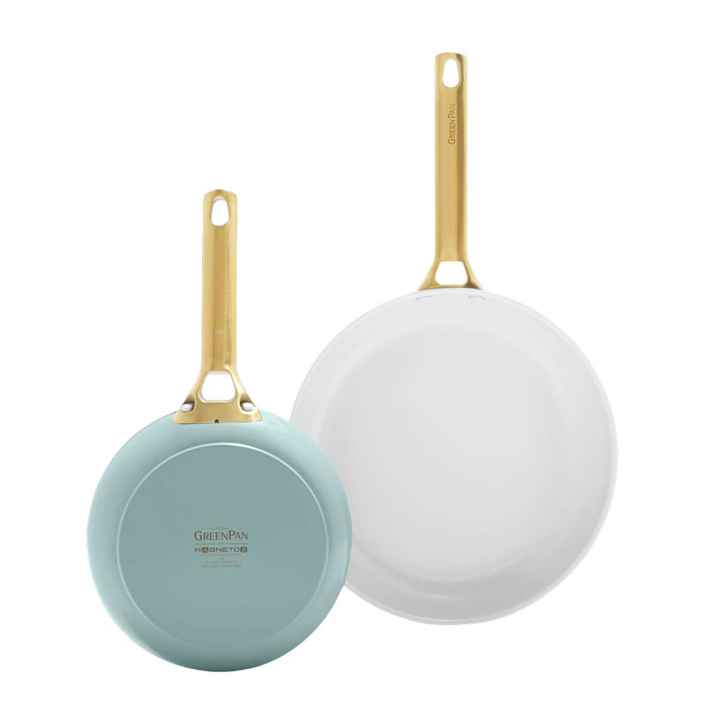 GreenPan Padova Reserve keramisk stekpanna 2 delar 20+26 cm Smokey Blue