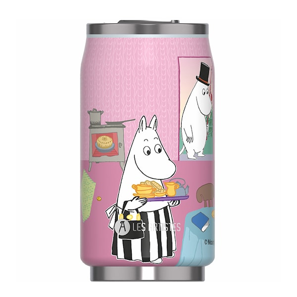 Can it Mumin termosflaska 0,28 L tea time pink