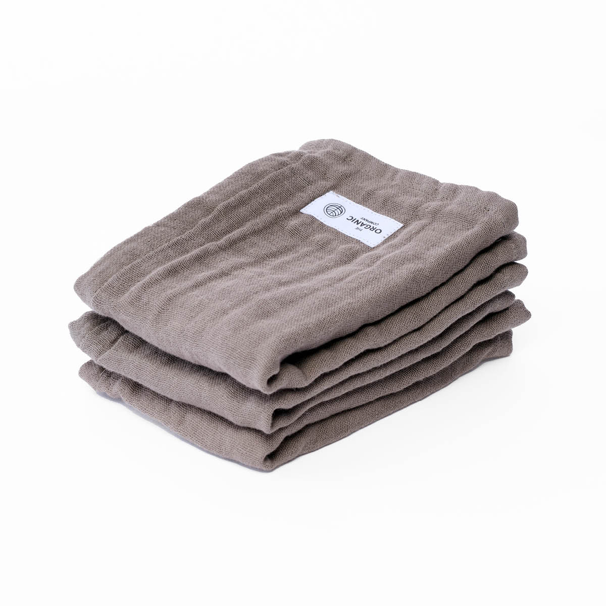 The Organic Company FINE tvättlapp 30x30 cm 3-pack clay