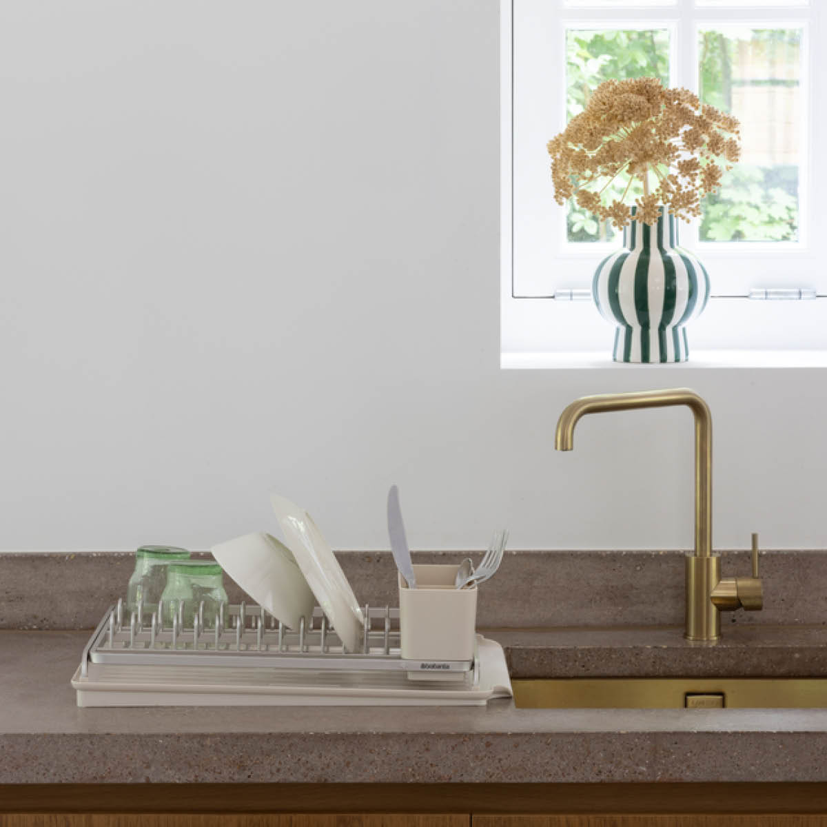 Brabantia SinkSide diskställ 49x38 cm soft beige