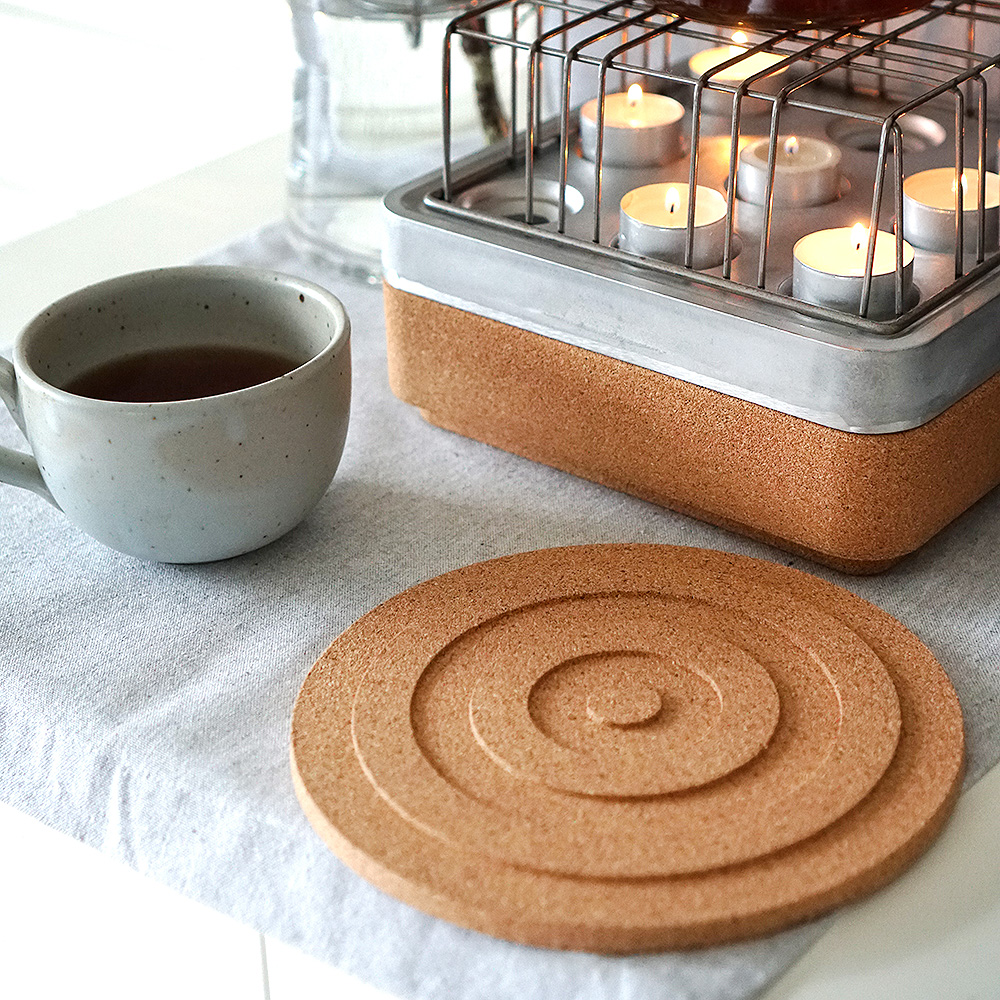 Born in Sweden Gryteunderlag kork 21 cm natur