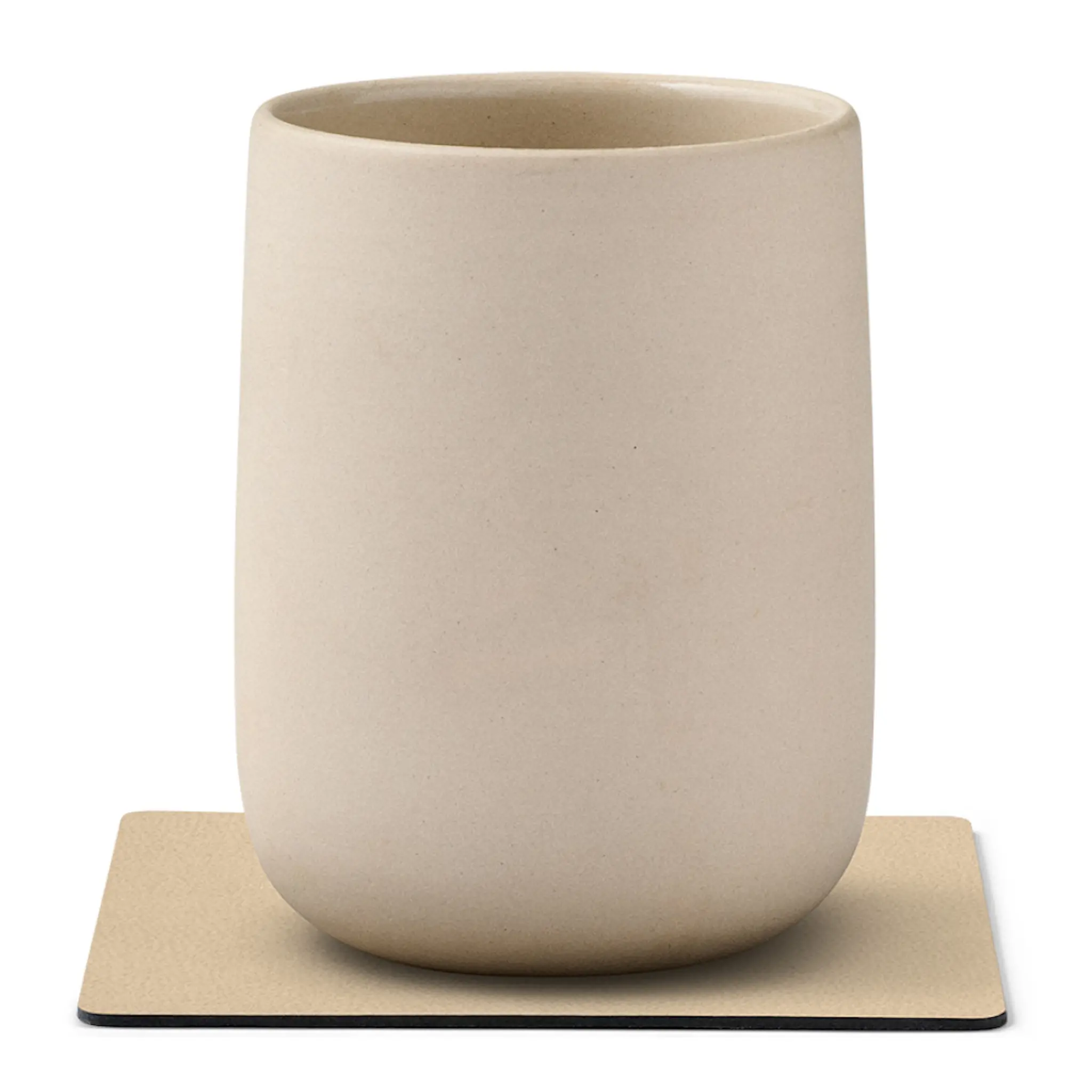 LIND DNA Nupo Square Glasunderlägg 10x10 cm Sand