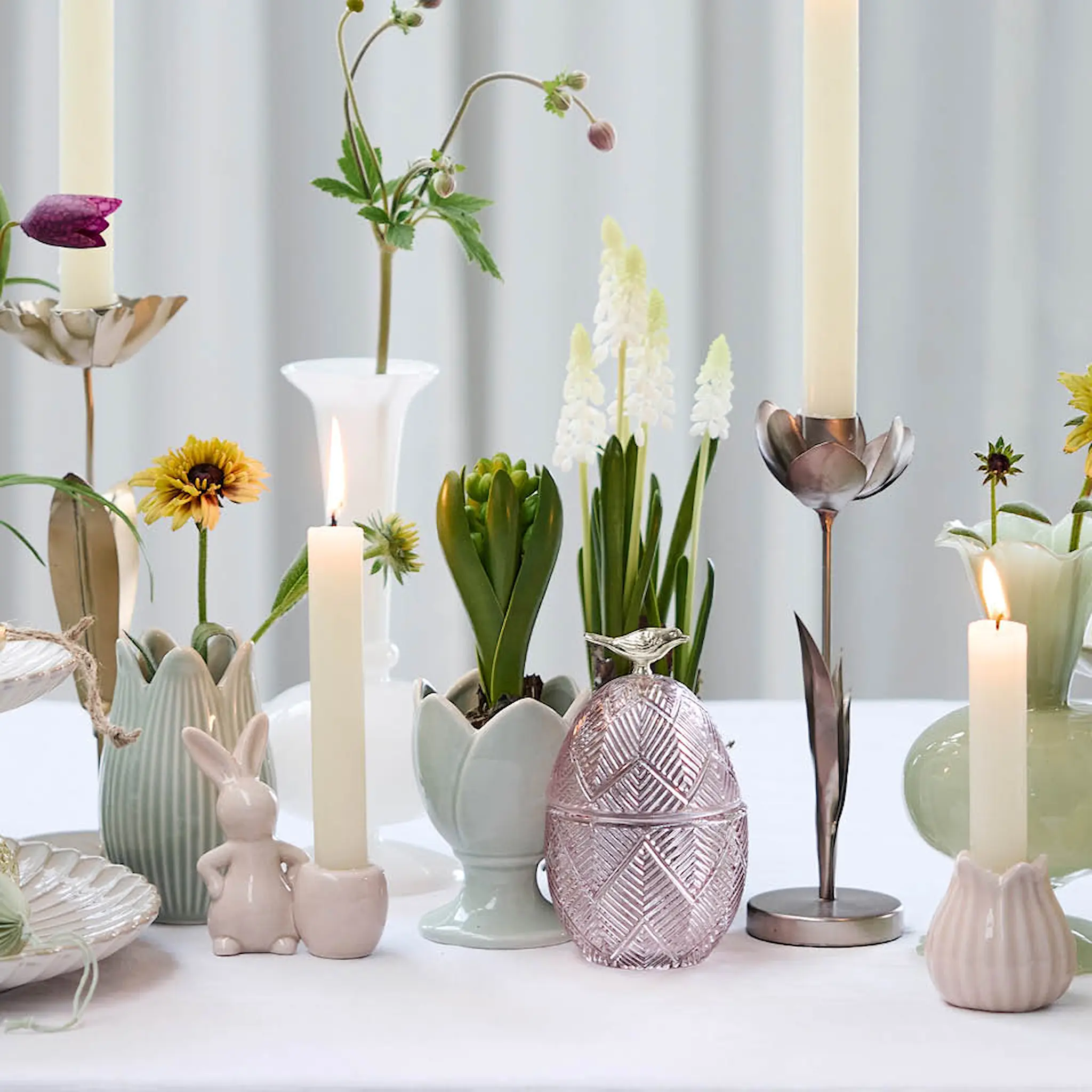 Lene Bjerre Esilia Bonbonniere pääsiäismuna 15,5 cm Dusty Rose