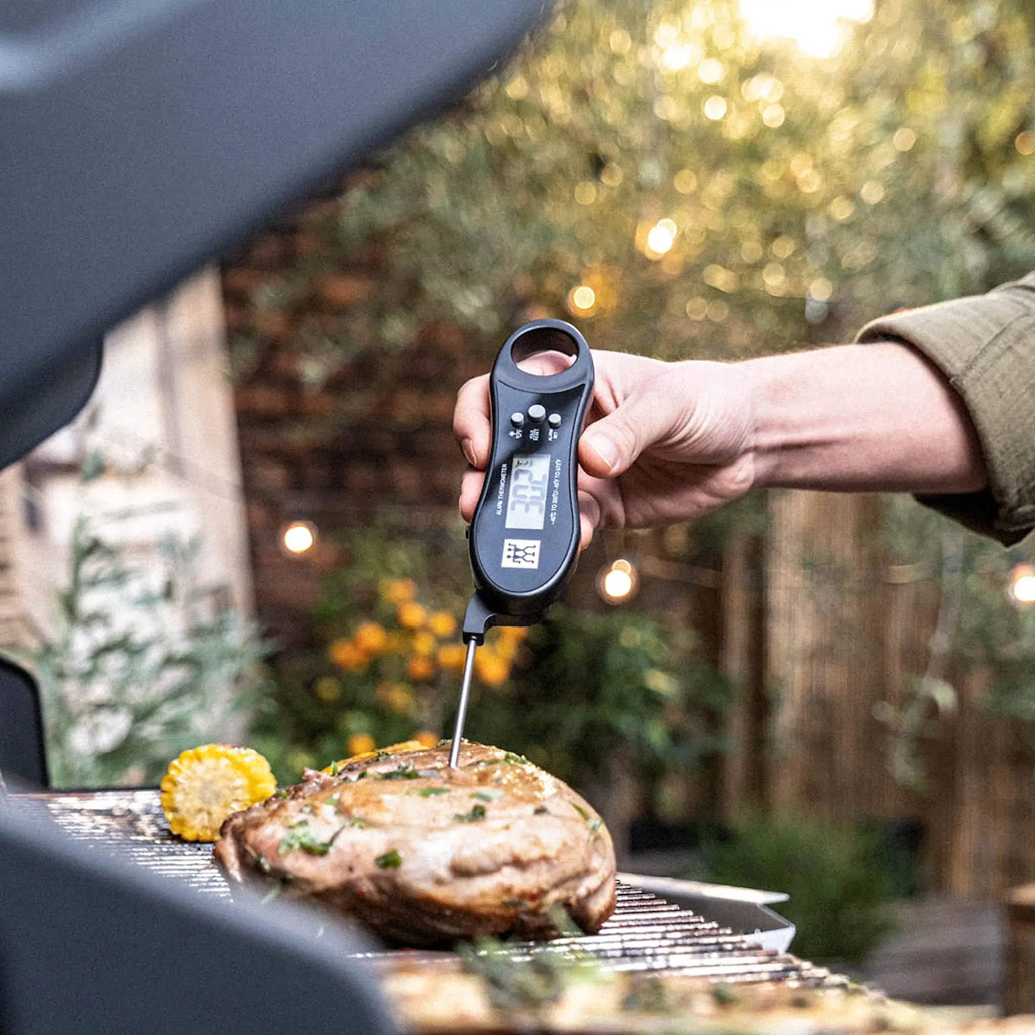 Zwilling BBQ+ digitalt stektermometer 15,5 cm svart