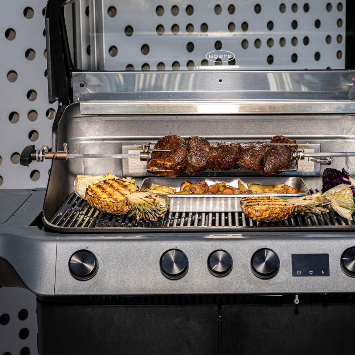 Rösle BlazeFlame rotisserie 68x13 cm stål