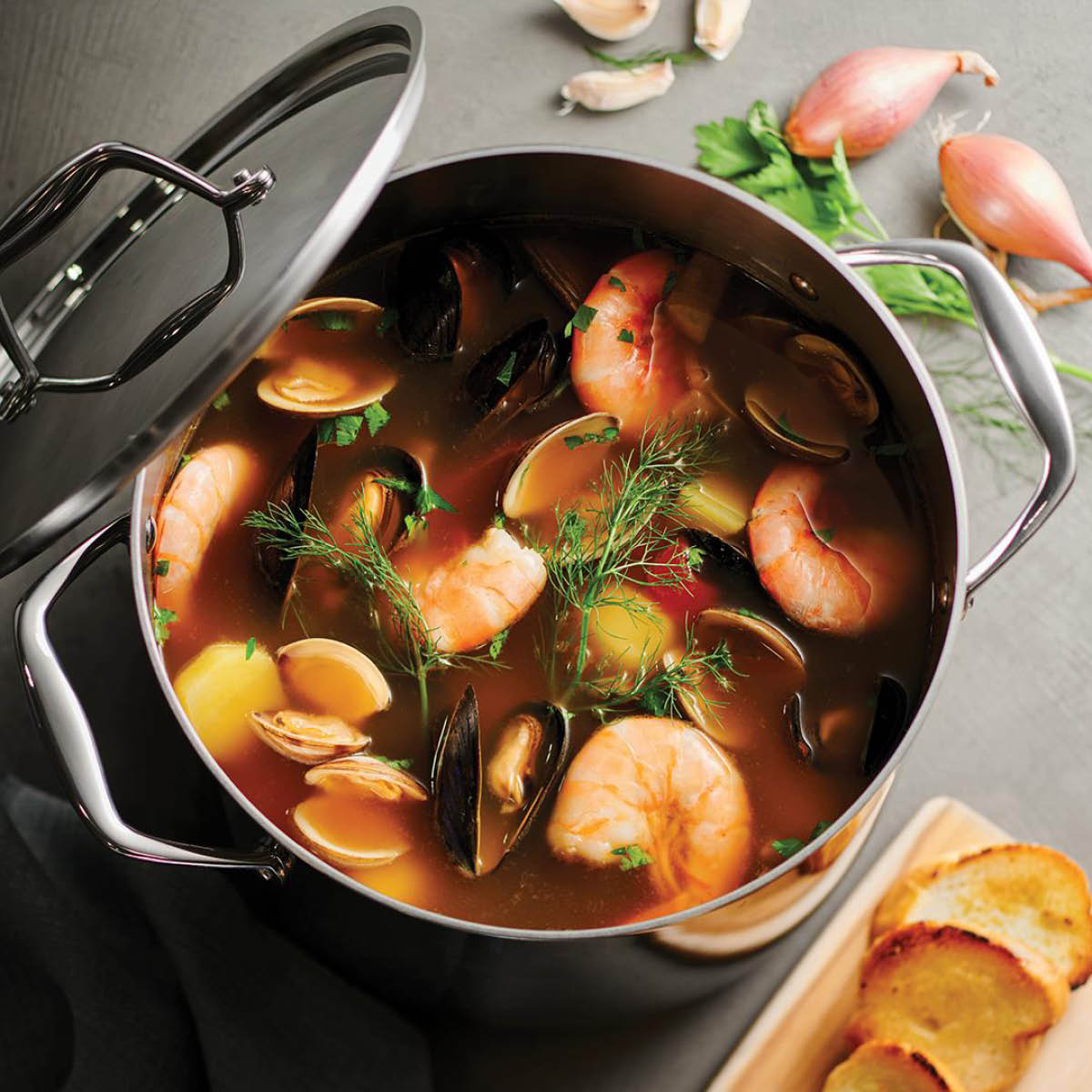 Tramontina Grano gryta 5,8 L stål