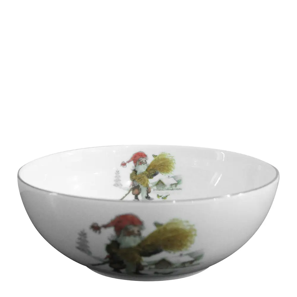 Midthun Jul serveringsskål 2L hvit/multi