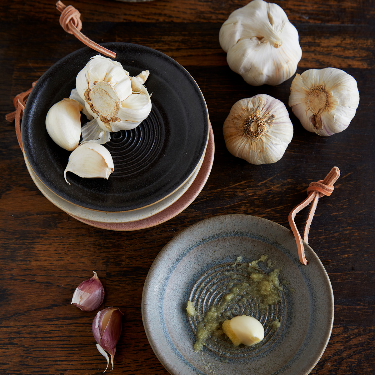 Sthål Rustico vitlöksrivare 13 cm soot