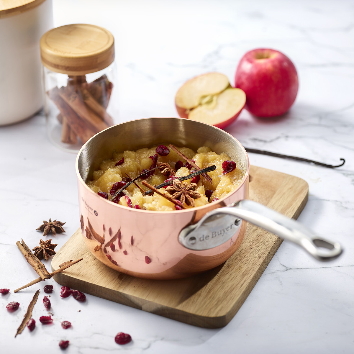 de Buyer Prima Matera Kastrull 1,2 L 14 cm Koppar/Rostfritt Stål